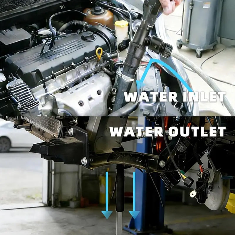 💨🔧 Pistolet de rinçage pneumatique pour radiateur – Nettoyage en profondeur, élimine rouille et dépôts, l’outil pro pour un circuit de refroidissement propre et efficace, à l’atelier ou au garage 🚗💦