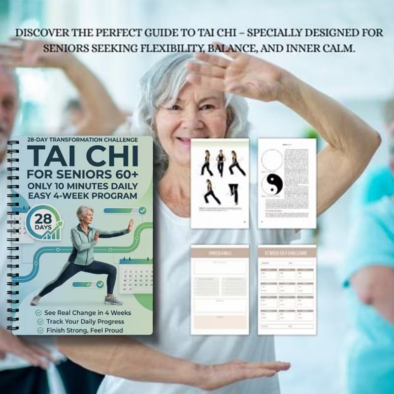 🧘📖Livre « 28 Jours de Tai-Chi » – Programme Progressif pour Débutants & Séances 10 min for Bien-être à la Maison 🌿