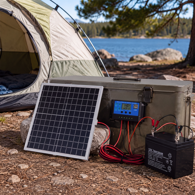 Kit de panneaux solaires étanches portables