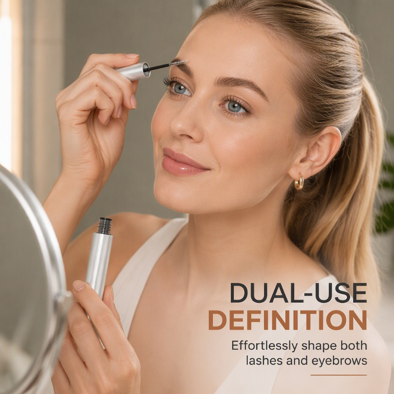 📢📢50 % DE RÉDUCTION !! ⏰ Gel Fixateur Cils & Sourcils Transparent Waterproof – Tenue 24h & Brosse de Précision 2,5 mm for Regard Impeccable 💧✨