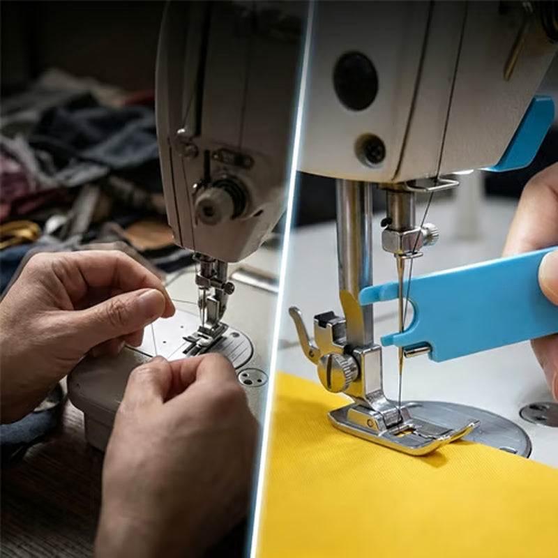 Outil enfile-aiguille 3-en-1 pour machine à coudre