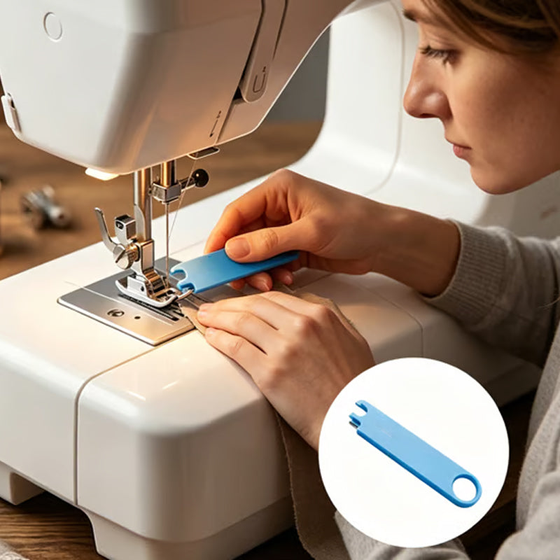 Outil enfile-aiguille 3-en-1 pour machine à coudre