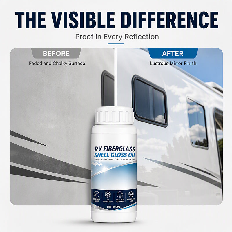 🛡️ PROMO FLASH -50 % ! 🚐 Rénovateur Carrosserie Camping-Car – Ravive la Brillance, Protège contre les UV & les Conditions Extérieures 💎