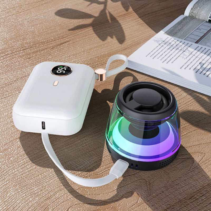 📢 PROMO FLASH : 50% DE RÉDUCTION ! Mini Enceinte Bluetooth Magnétique avec Lumière RGB – Son Stéréo Immersif & Bluetooth 5.3 for Ambiance Festive Partout 🌈✨