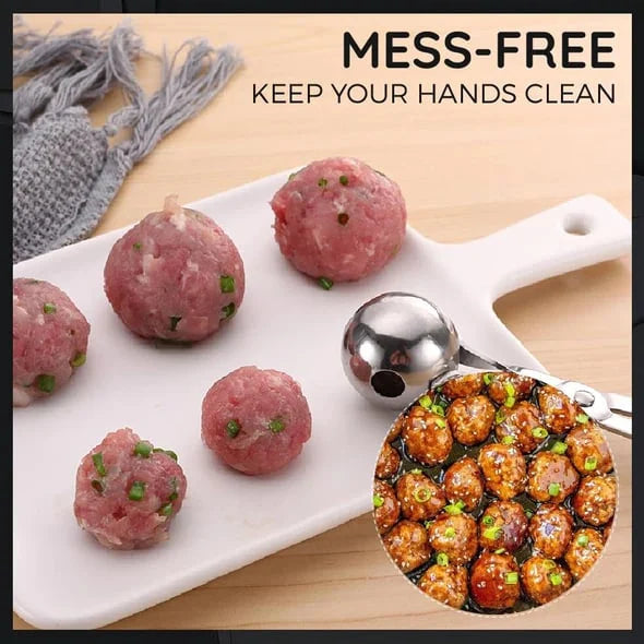 🥩 PROMO FLASH : 50% DE RÉDUCTION ! Pince à Boulettes de Viande en Acier Inoxydable 304 – Antiadhésive & Design Ergonomique for Boulettes Parfaites en Une Pression ✨