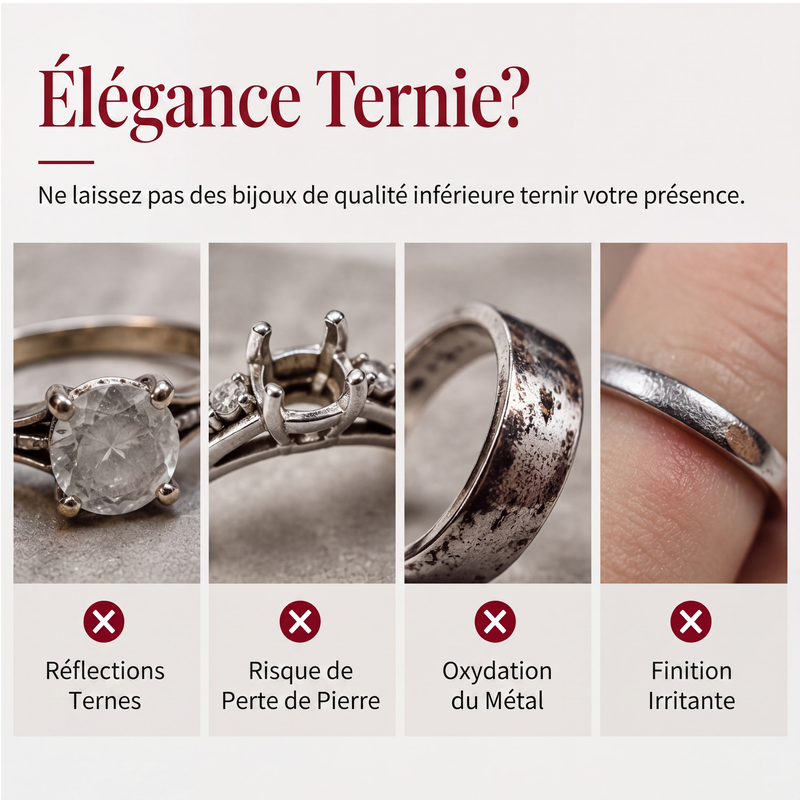 💍 Bague Élégante Carrée à Halo Scintillant ✨