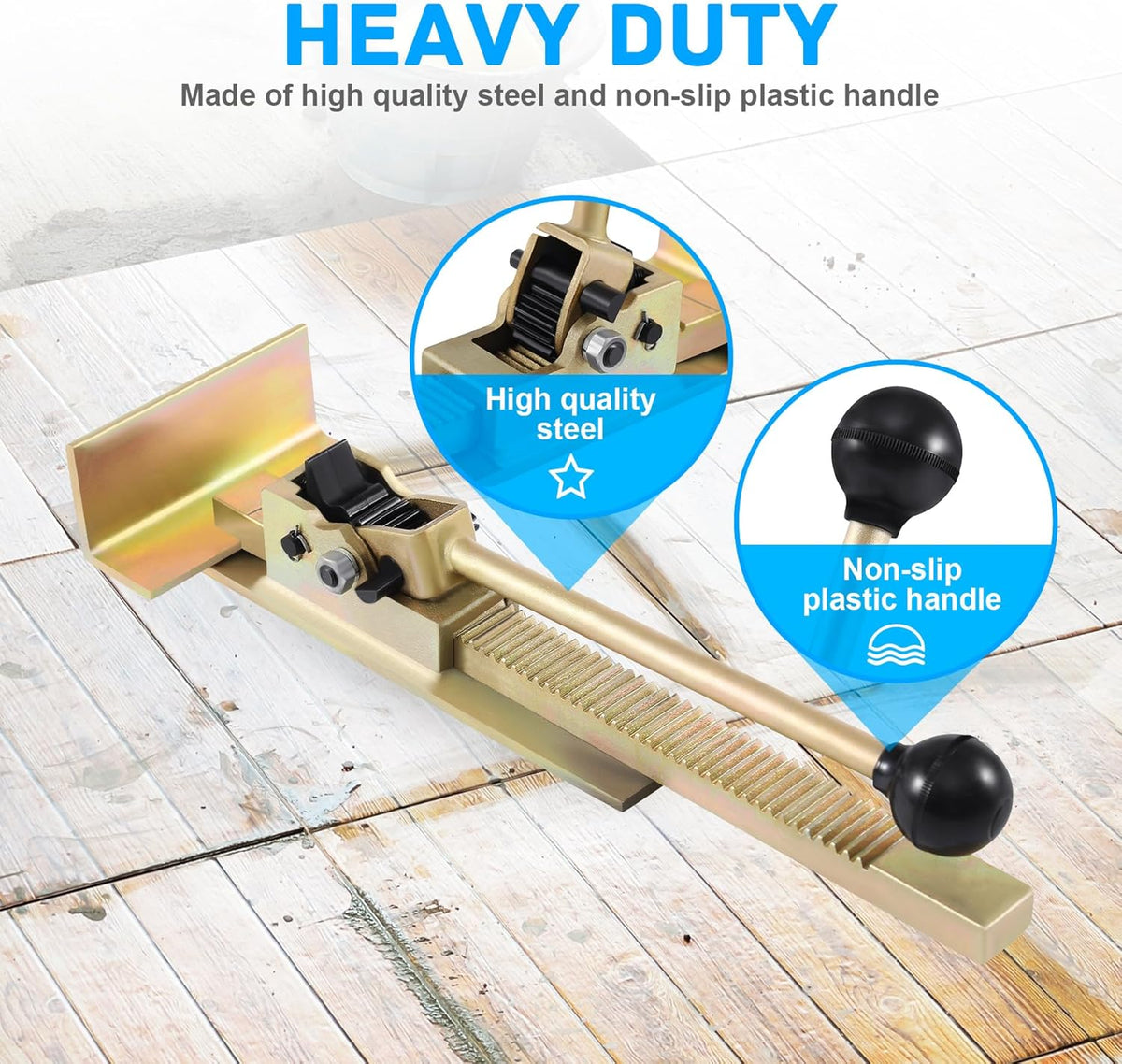 🔧 PROMO 50% DE RÉDUCTION ! ✨ Cric professionnel à cliquet pour lames de parquet – Précis, Ergonomique, Acier Robuste ✨