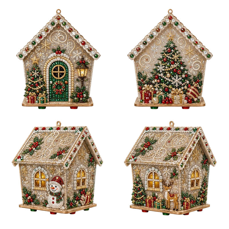 🎨 50% DE RÉDUCTION ! 🎄Kit de peinture de Noël « Pearl Art » en 3D à réaliser soi-même.✨