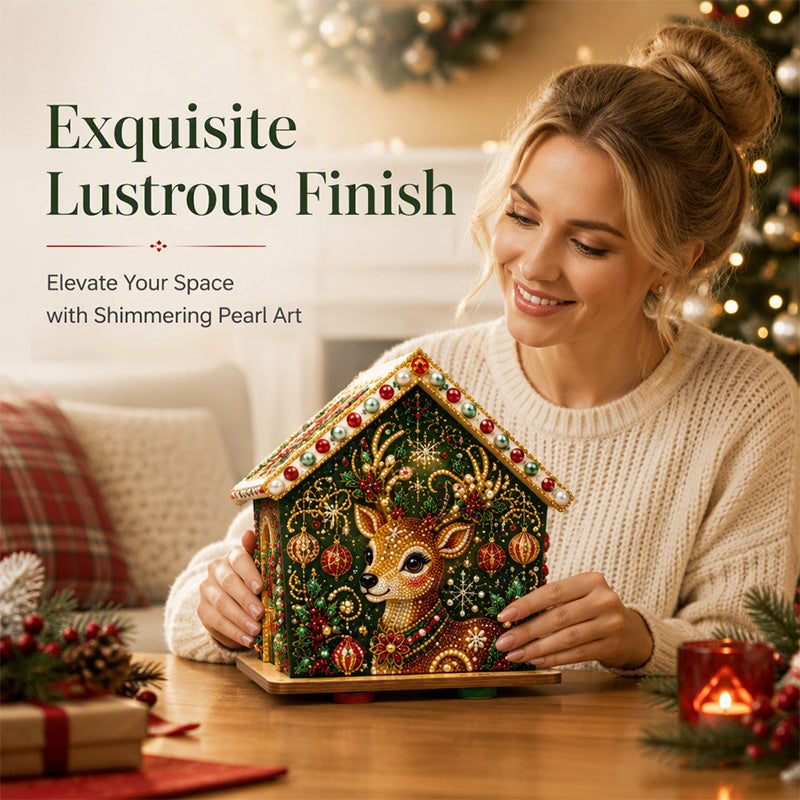 🎨 50% DE RÉDUCTION ! 🎄Kit de peinture de Noël « Pearl Art » en 3D à réaliser soi-même.✨