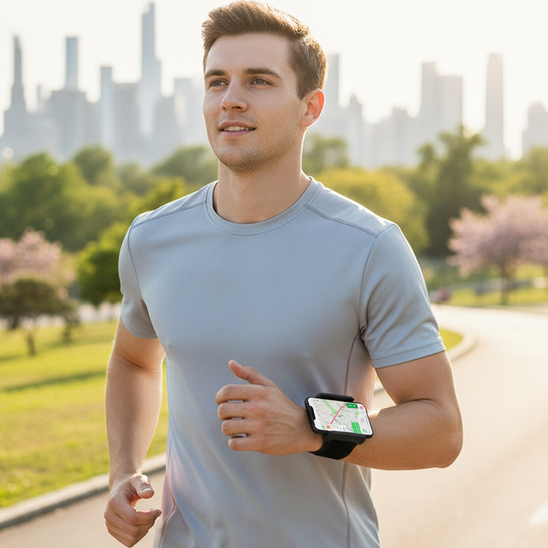 📢📢40 % DE RÉDUCTION !! ⏰Support de Téléphone Rotatif à 360° – Bracelet & Brassard 2-en-1 for Mains Libres en Course et Livraison 💪✨