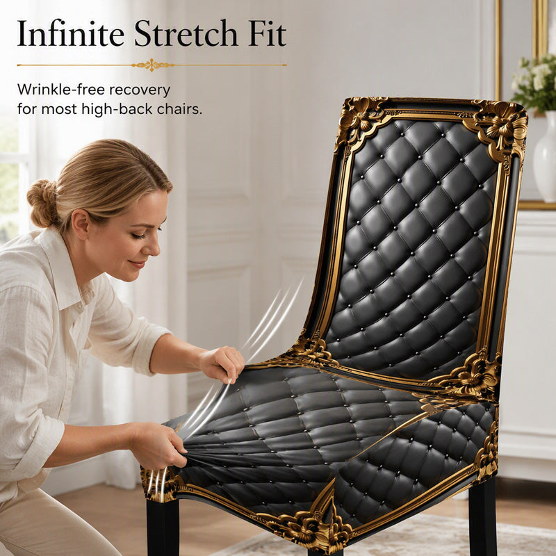 🪑 ACHETEZ 1, OBTENEZ 1 GRATUIT! 🧼 Housse de chaise extensible – Lavable & ajustable ✨