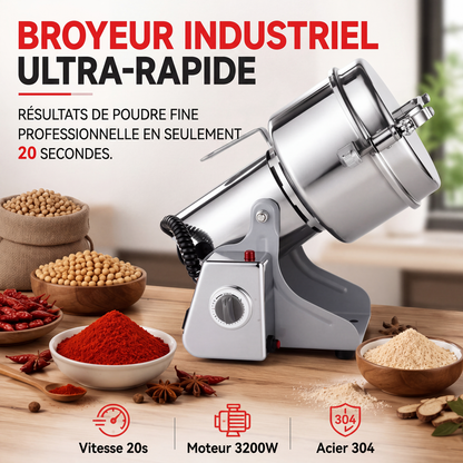 ⚡ 50% DE RÉDUCTION! 🌪️ Moulin électrique ultra‑fin – Grande vitesse & polyvalent ✨
