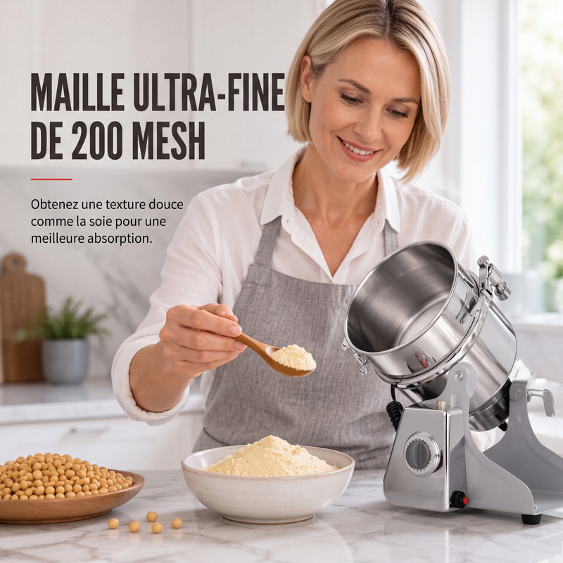 ⚡ 50% DE RÉDUCTION! 🌪️ Moulin électrique ultra‑fin – Grande vitesse & polyvalent ✨