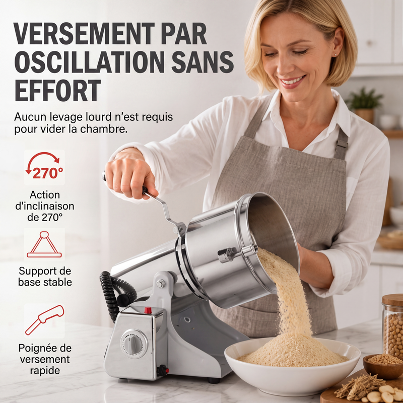 ⚡ 50% DE RÉDUCTION! 🌪️ Moulin électrique ultra‑fin – Grande vitesse & polyvalent ✨