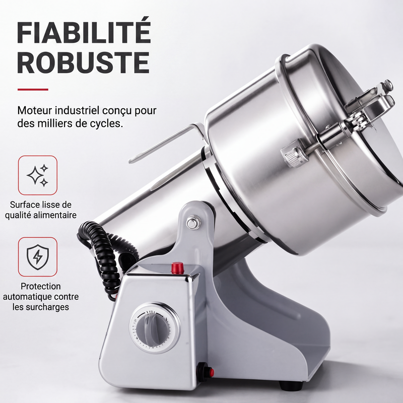 ⚡ 50% DE RÉDUCTION! 🌪️ Moulin électrique ultra‑fin – Grande vitesse & polyvalent ✨