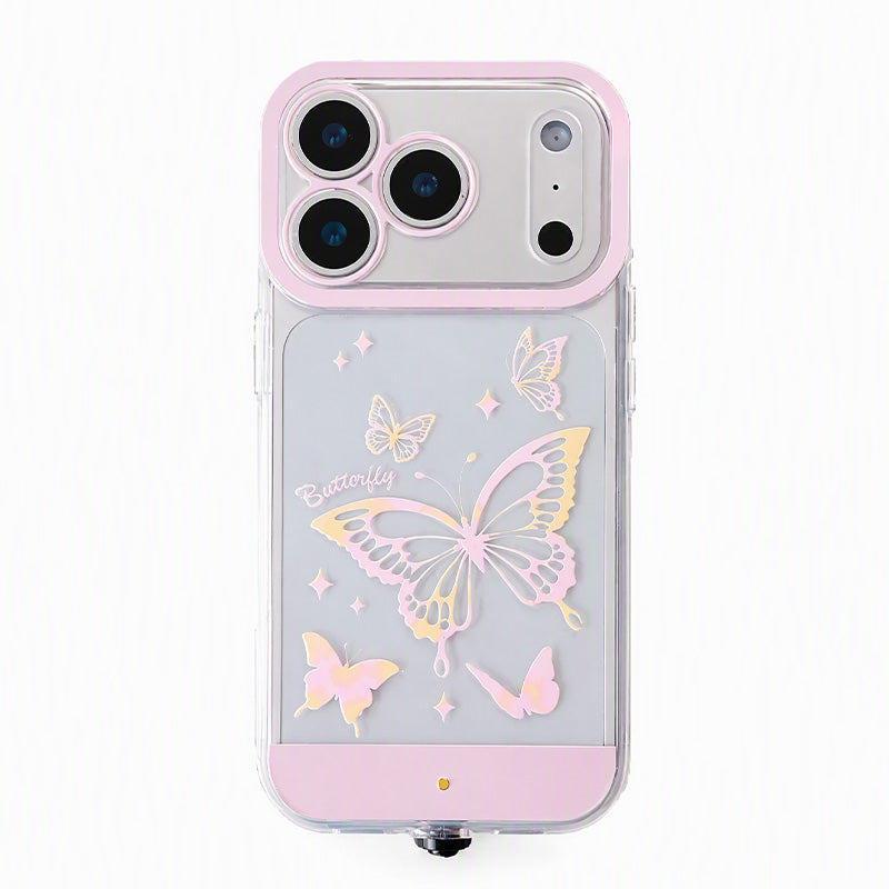 🦋 Coque iPhone Papillon LED Lumineuse – Changement de Couleur au Toucher, Lumière Colorée, Esthétique Y2K Accessoire Fête ✨🌈