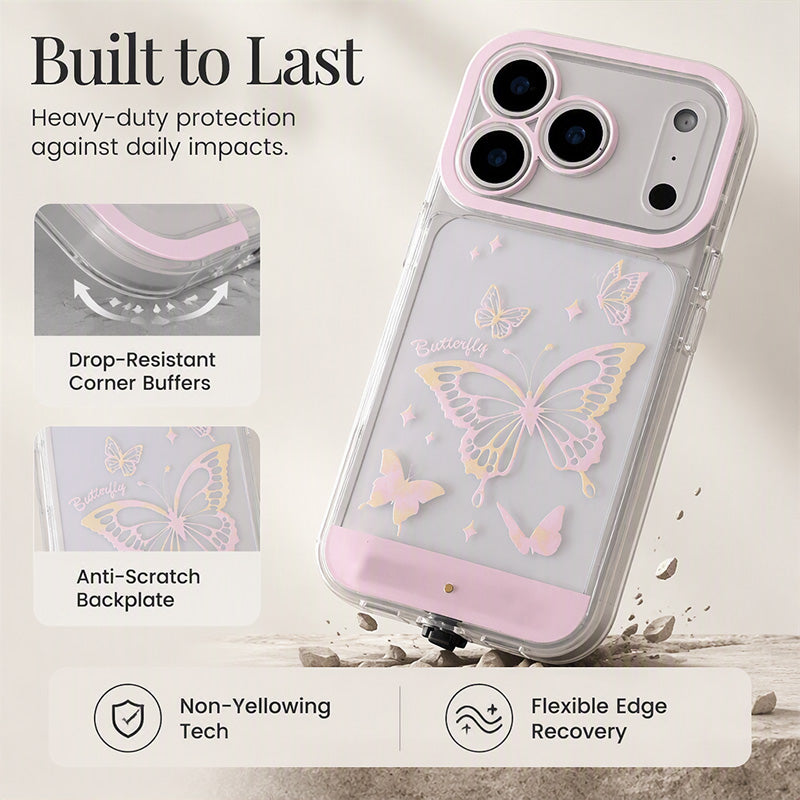 🦋 Coque iPhone Papillon LED Lumineuse – Changement de Couleur au Toucher, Lumière Colorée, Esthétique Y2K Accessoire Fête ✨🌈