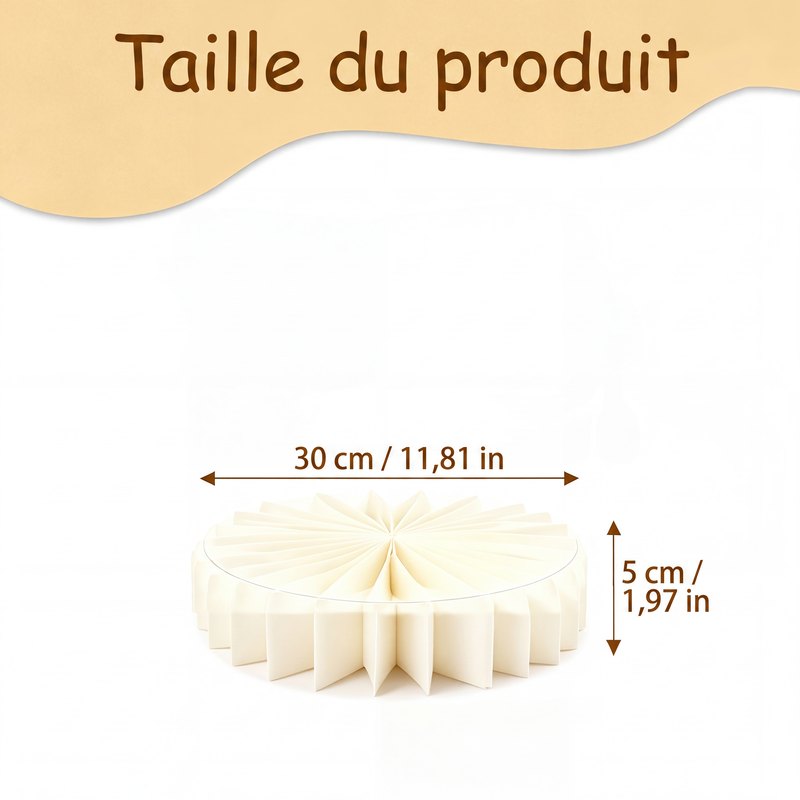 Supports cylindriques pliables pour fêtes