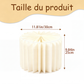 Supports cylindriques pliables pour fêtes