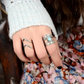 ⏳Offre Limitée 50% de Réduction⏰ Bague Larme Sculptée Style Vintage pour Femme