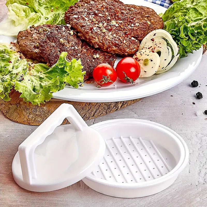 📢📢50 % DE RÉDUCTION !! ⏰Presse à Hamburger pour Galettes Parfaites – Design Texturé Strié & Poignée Ergonomique for Burgers de Qualité Restaurant à la Maison ✨