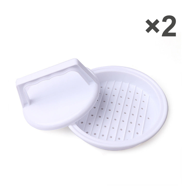 📢📢50 % DE RÉDUCTION !! ⏰Presse à Hamburger pour Galettes Parfaites – Design Texturé Strié & Poignée Ergonomique for Burgers de Qualité Restaurant à la Maison ✨