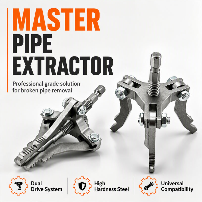 ⏳🔥OFFRE LIMITÉE −50% !⏰ Extracteur Universel 3 Griffes pour Tuyaux Brisés – Pour Perceuses à Main