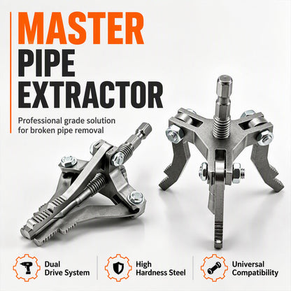 ⏳🔥OFFRE LIMITÉE −50% !⏰ Extracteur Universel 3 Griffes pour Tuyaux Brisés – Pour Perceuses à Main