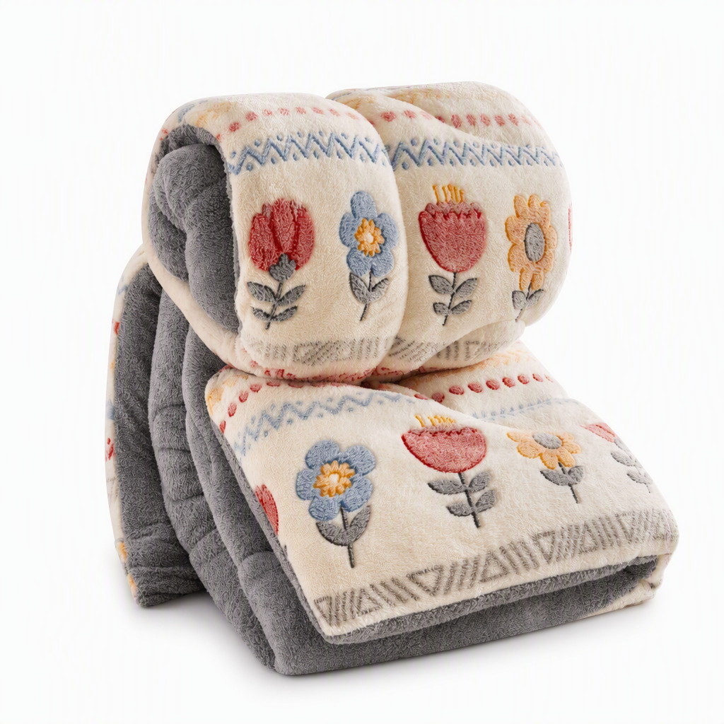 ⏳ Réduction de 50% pour une durée limitée ⏰🛌 Couette en molleton Sherpa double face – Couette d'hiver épaisse et chaude, texture velours douce | Literie de chambre confortable pour un confort ultime ❄️