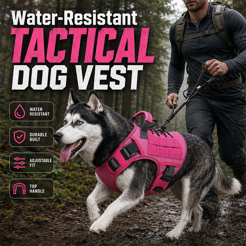 🎁Nouveauté 2026 -50%💥 Harnais gilet pour chien en tissu Oxford résistant – Sûr, ajustable et confortable 🥾✨