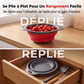 Passoire de cuisine pliable, panier égouttoir à légumes et fruits peu encombrant