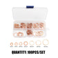 🔧 50% DE RÉDUCTION! ⚙️ Rondelles plates en cuivre – 100/200 pièces, robustes & polyvalentes ✨