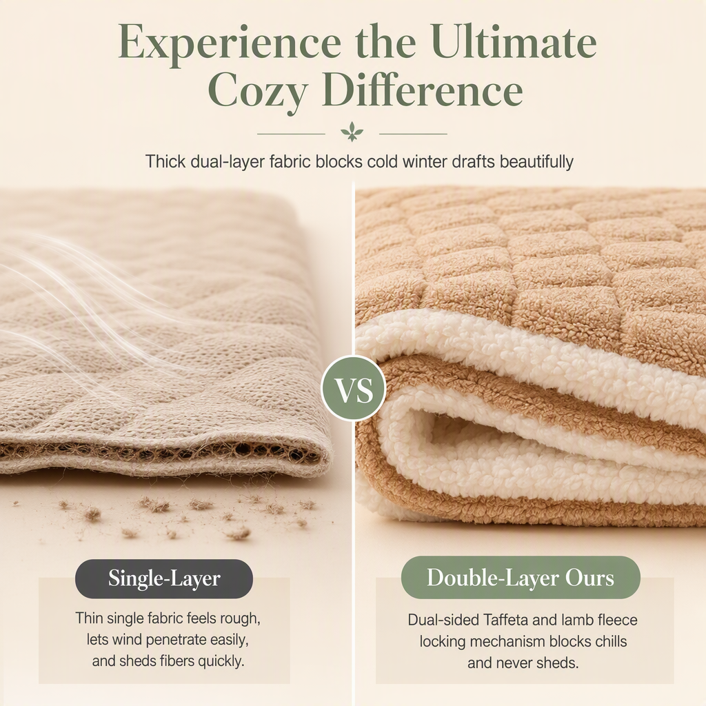 ☁️🔥 Plaid épais double couche Sherpa & flanelle – Chaleur enveloppante, douceur nuage, le cocon parfait pour affronter l’hiver sans augmenter le chauffage ❄️🛋️