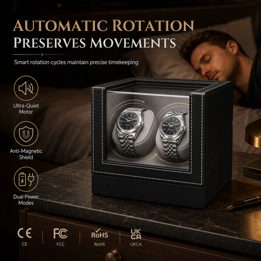 Boîte Remontoir Automatique pour Montres Mécaniques
