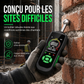 MT68 Humidimètre à capteur sphérique sans broche pour les tests d'humidité et de fuites sur enduits muraux, mastics, maçonneries et carrelages