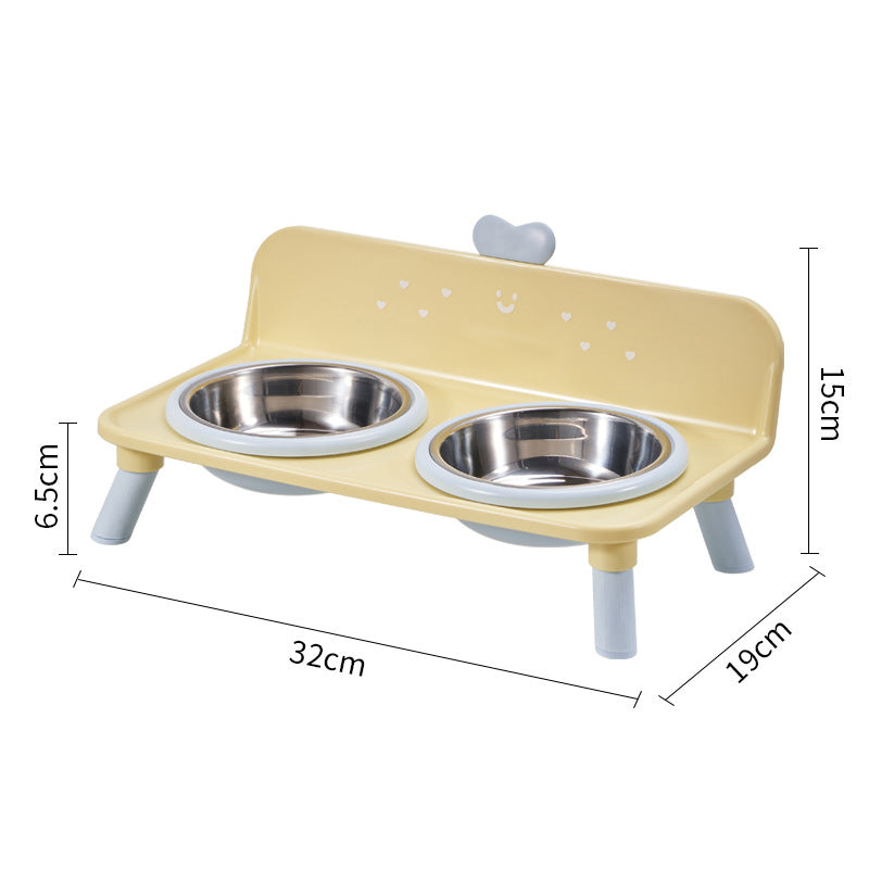 🐾 50% DE RÉDUCTION! 🥣 Gamelles doubles surélevées – Protection cervicale & bols amovibles ✨