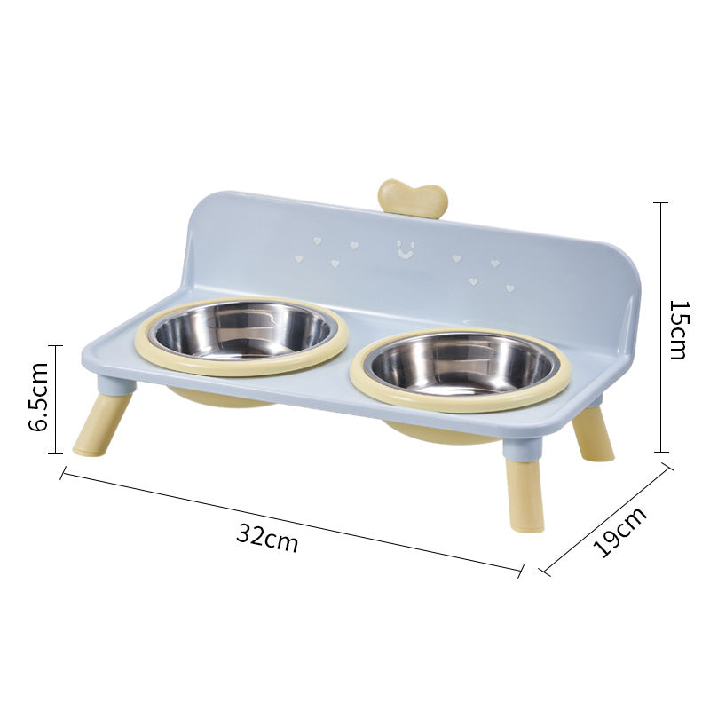🐾 50% DE RÉDUCTION! 🥣 Gamelles doubles surélevées – Protection cervicale & bols amovibles ✨