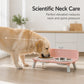 🐾 50% DE RÉDUCTION! 🥣 Gamelles doubles surélevées – Protection cervicale & bols amovibles ✨