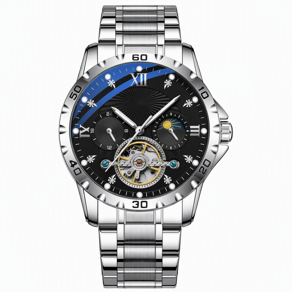 ⌚ PROMO FLASH : 50% DE RÉDUCTION ! Montre Mécanique Automatique – Cadran Squelette & Aiguilles Lumineuses for Une Élégance Horlogère Sans Pile ⚙️✨