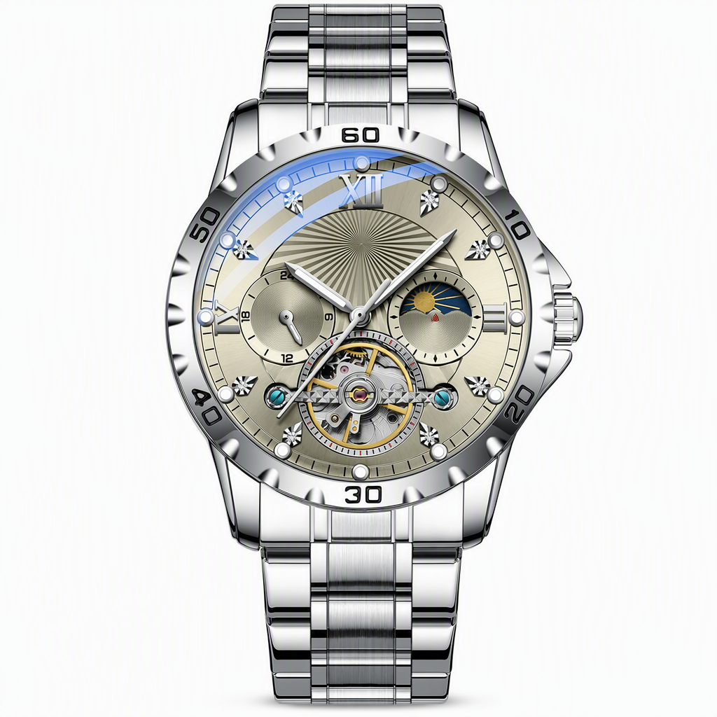 ⌚ PROMO FLASH : 50% DE RÉDUCTION ! Montre Mécanique Automatique – Cadran Squelette & Aiguilles Lumineuses for Une Élégance Horlogère Sans Pile ⚙️✨