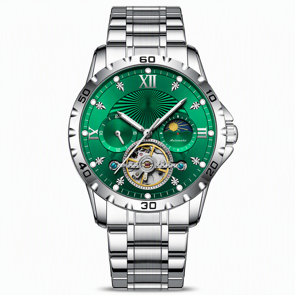 ⌚ PROMO FLASH : 50% DE RÉDUCTION ! Montre Mécanique Automatique – Cadran Squelette & Aiguilles Lumineuses for Une Élégance Horlogère Sans Pile ⚙️✨