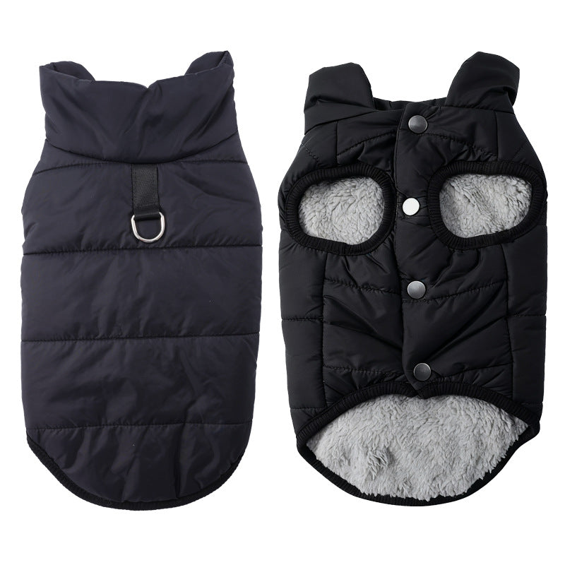 🐕 50% DE RÉDUCTION! 🧥 Manteau à capuche – Harnais intégré, chaud & coupe‑vent ✨