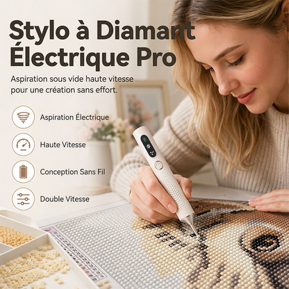Stylo à diamants électrique rechargeable