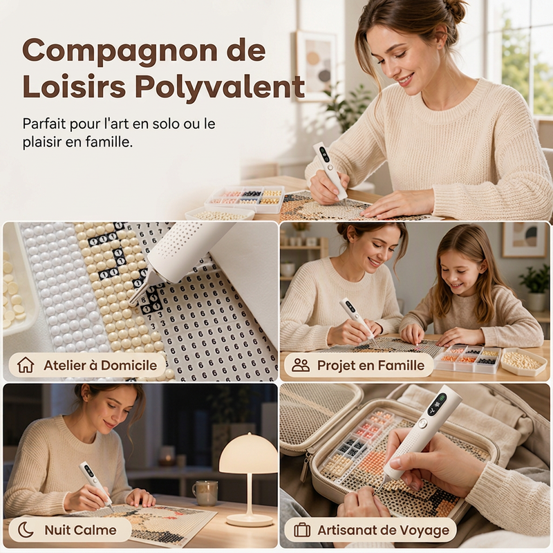 Stylo à diamants électrique rechargeable