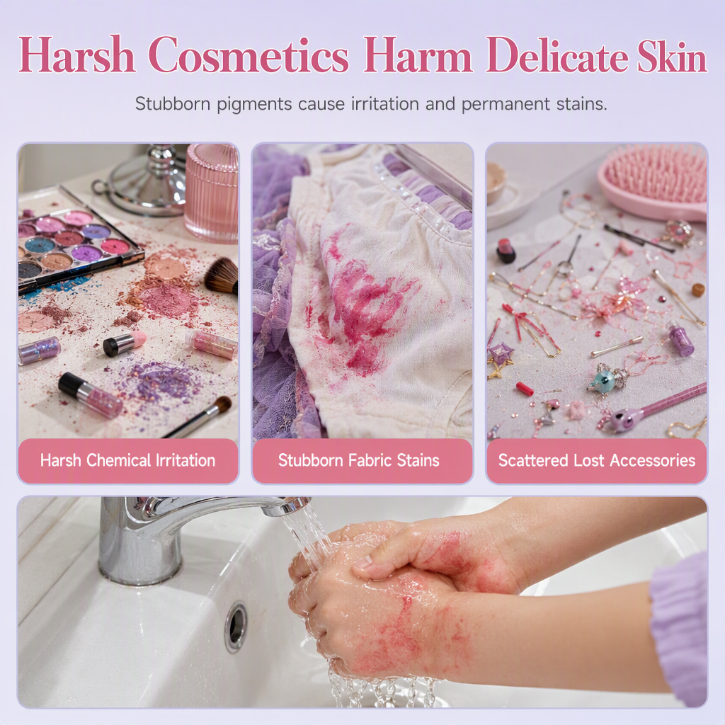 👑 PROMO FLASH : 50% DE RÉDUCTION ! Coffret de Maquillage Lavable Princesse – Formule Douce & Valisette Portable for Des Heures de Jeu Créatif 🎁✨