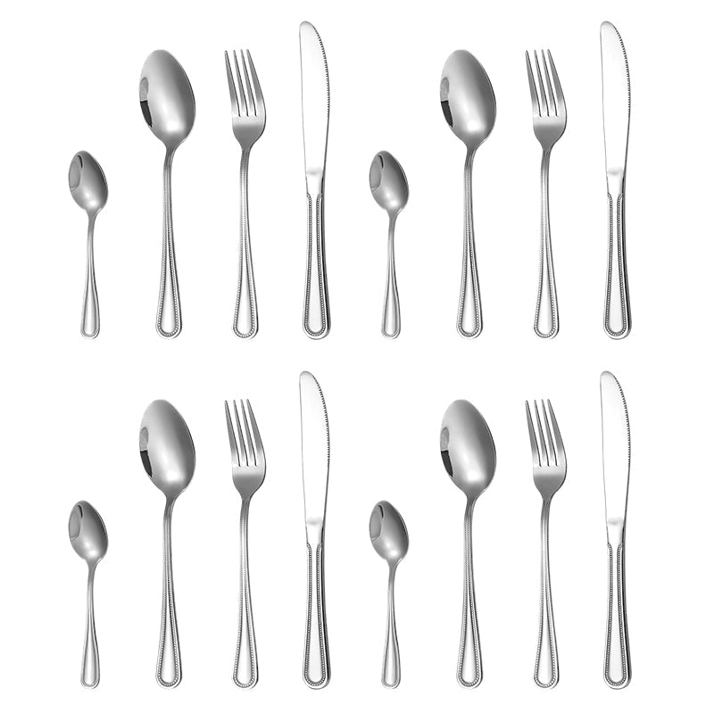 Ensemble de couverts en acier inoxydable de 4 pièces