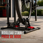 Support de stationnement au sol pour vélo pliable, présentoir à vélo en forme de U à double poteau, adapté aux vélos de route et aux VTT
