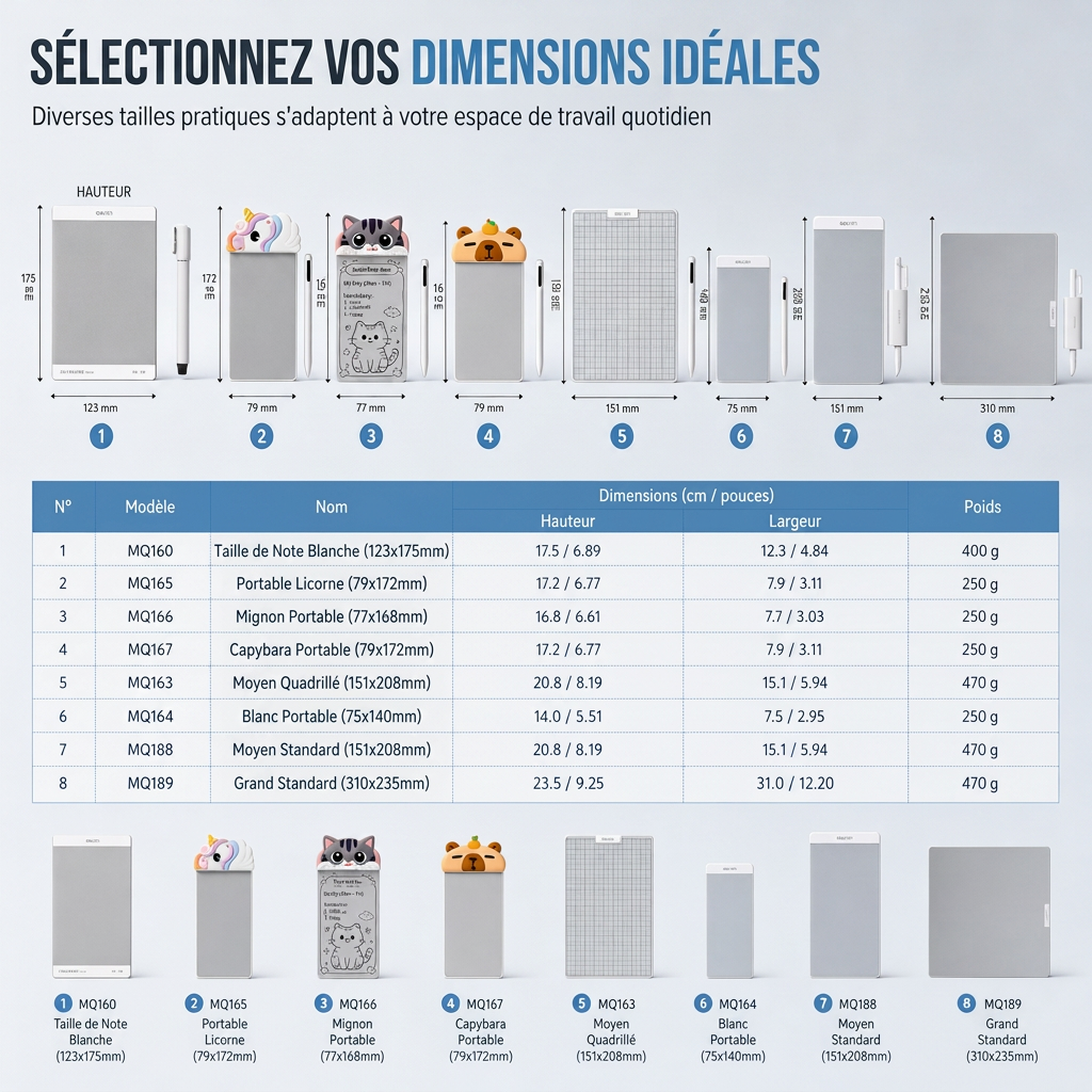 📋 Économisez 50 % ! ✍️ Tableau blanc magnétique – Sans encre, sans poussière et protecteur pour les yeux ✨