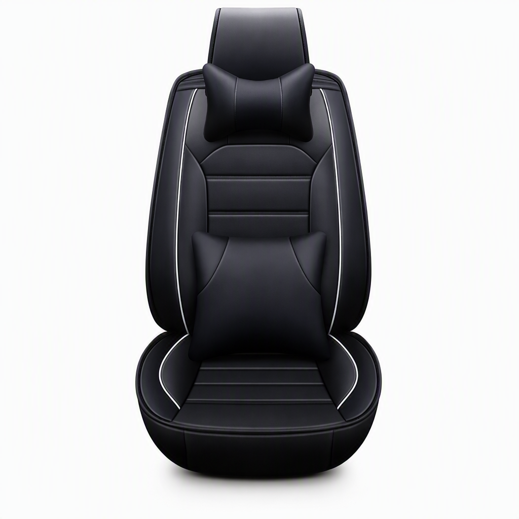 🚗 -50% DE RÉDUCTION MAINTENANT ! 🪑 Housses de siège auto en cuir intégrales – Protection toutes saisons, enveloppement 5D & coutures de sécurité séparées – Taille universelle 🛡️