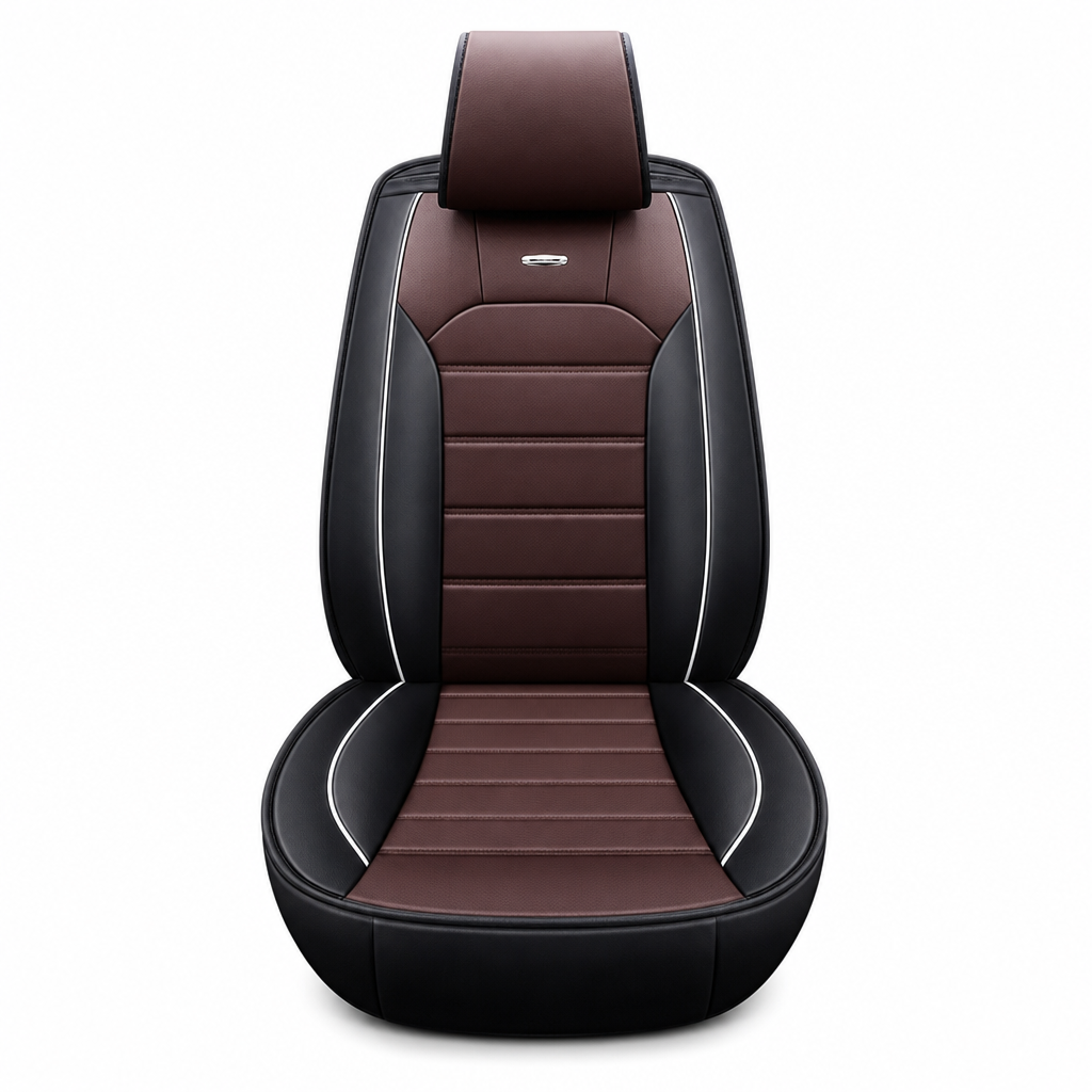 🚗 -50% DE RÉDUCTION MAINTENANT ! 🪑 Housses de siège auto en cuir intégrales – Protection toutes saisons, enveloppement 5D & coutures de sécurité séparées – Taille universelle 🛡️